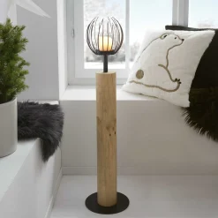 Dekosäulen|Windlichter|Frank Handels GmbH & Co. KG Windlicht-Säule "Blütenkorb"