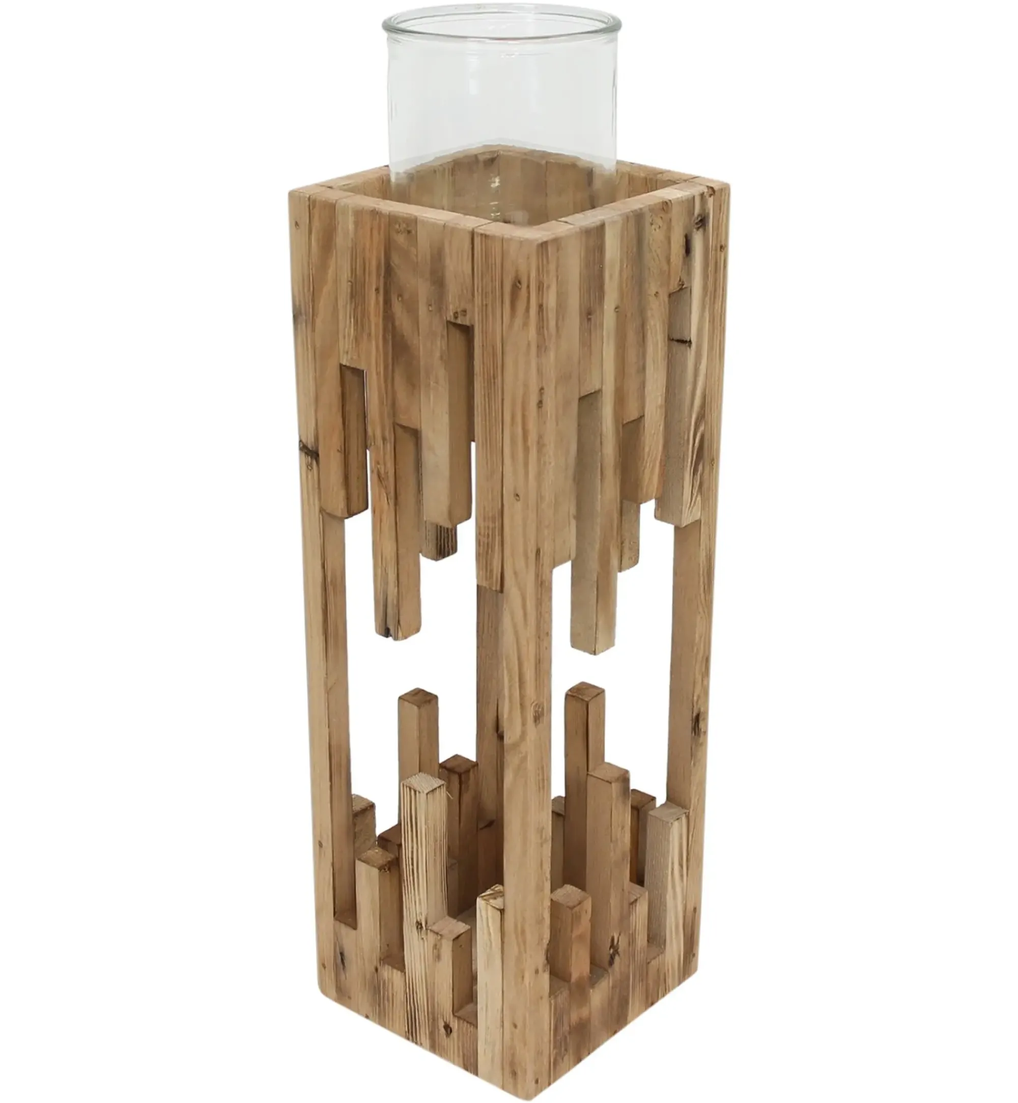 Laternen|Laternen & Co.|Frank Handels GmbH & Co. KG Windlichtsäule "Edges", klein