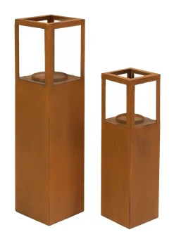 Herbstgarten|Windlichter|Frank Handels GmbH & Co. KG Windlichtsäule "Trend", 2er Set