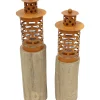 Windlichter|Laternen & Co.|Frank Handels GmbH & Co. KG Windlicht "Türmchen", 2er Set