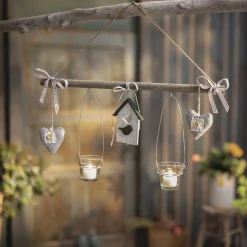 Windlichter|Herbstliche Dekohänger|Frank Handels GmbH & Co. KG Windlicht "Vogelhaus"