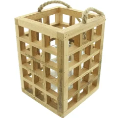 Weihnachtslichter|Frank Handels GmbH & Co. KG Windlicht "Wood"