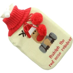 Weihnachtliche Dekofiguren|Weihnachtliche Kuscheldecken|Frank Handels GmbH & Co. KG Wärmflasche "Rudolph"