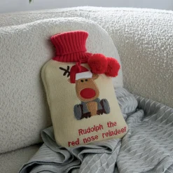 Weihnachtliche Dekofiguren|Weihnachtliche Kuscheldecken|Frank Handels GmbH & Co. KG Wärmflasche 