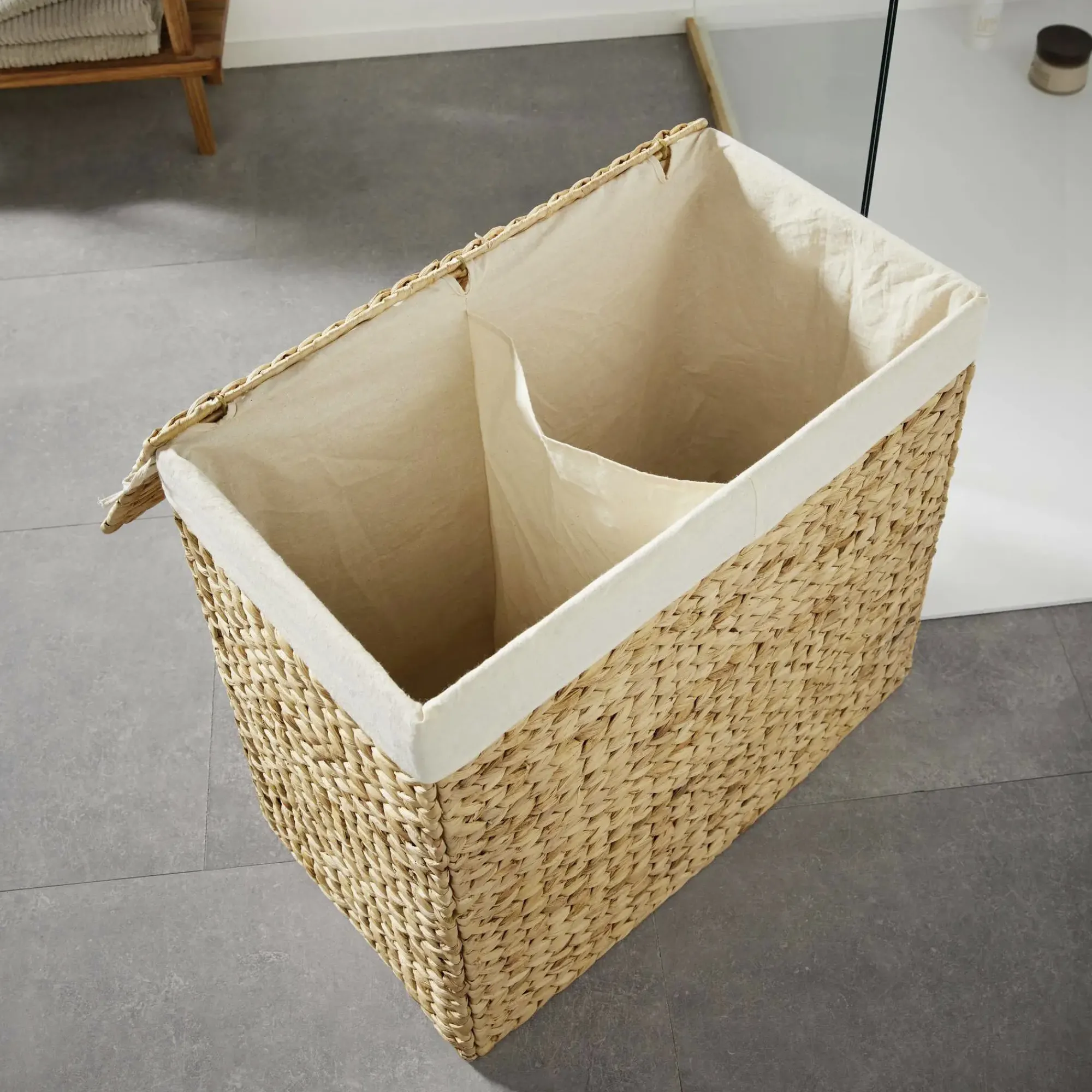 Badezimmer|Wäschekörbe|Frank Handels GmbH & Co. KG Wäschekorb "Double"