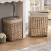 Badezimmer|Wäschekörbe|Frank Handels GmbH & Co. KG Wäschekorb "Graue Weide", 2er Set